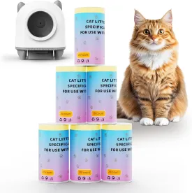 120 Count Cat Litter Box Liners, 2.5Mils Thick Cat Litter Bags - Self-Cleaning Litter Box Replacement Liners with Drawstring, Heavy Duty - 26" x 16"