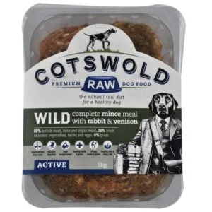 Cotswolds Adult Working Rabbit & Venison Mince Active 500g