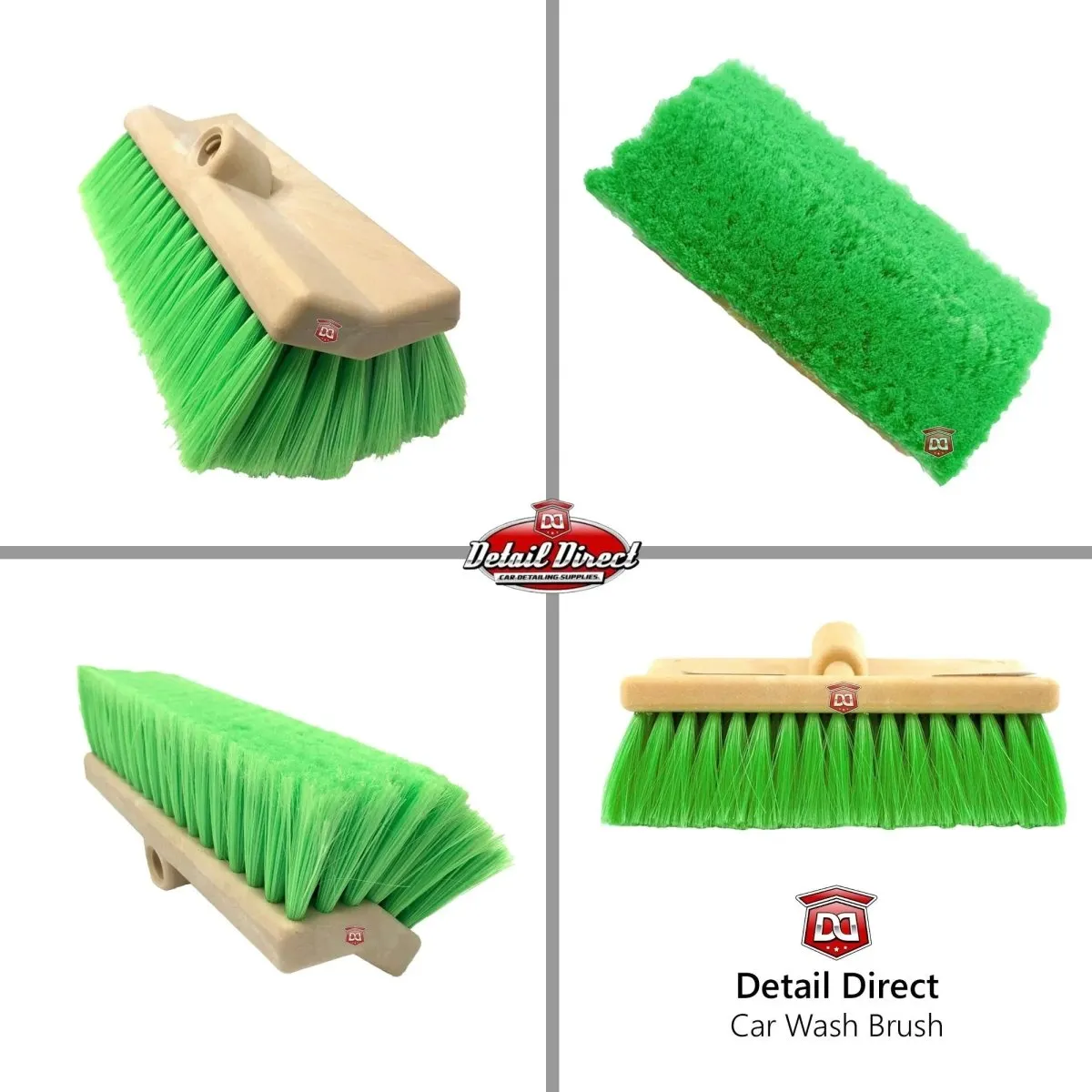 DETAIL DIRECT Car Wash Brush Bi-Level with Extra Soft Bristles