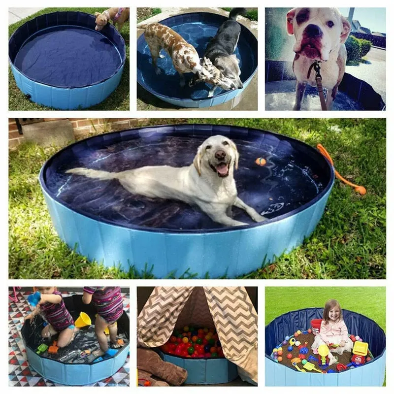 Dog Pool Foldable Dog Swimming Pool and bath