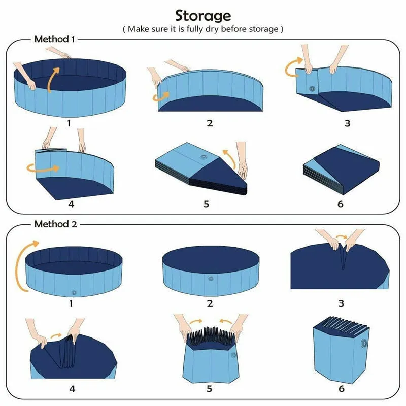 Dog Pool Foldable Dog Swimming Pool and bath
