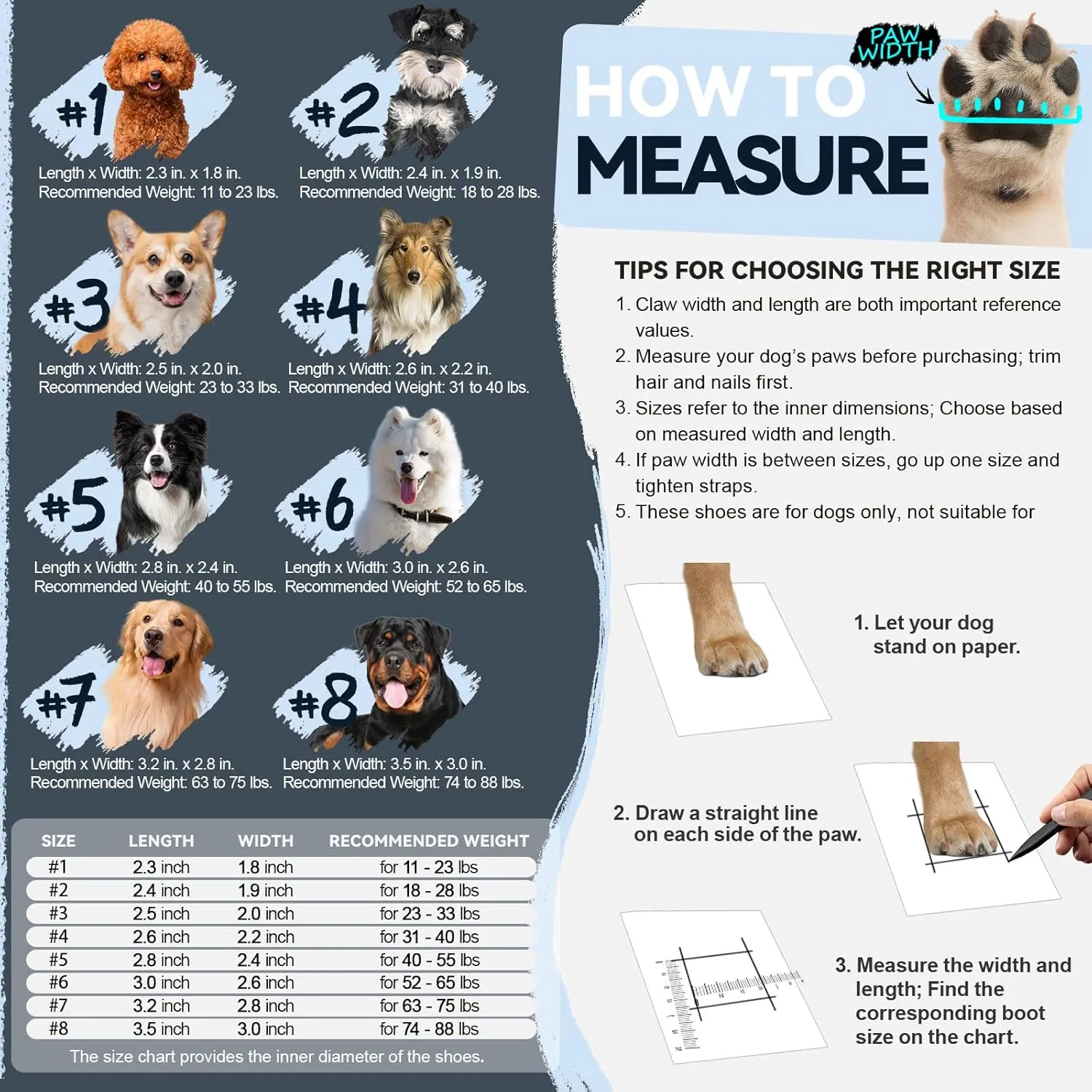 Dog Shoes for Large Small Medium Dogs, Breathable Mesh Dog Boots & Paw Protectors for Summer Hot Pavement Winter Snow, Waterproof Anti-Slip Dog Booties for Hiking Hardwood Floors(Blue-Beige1)