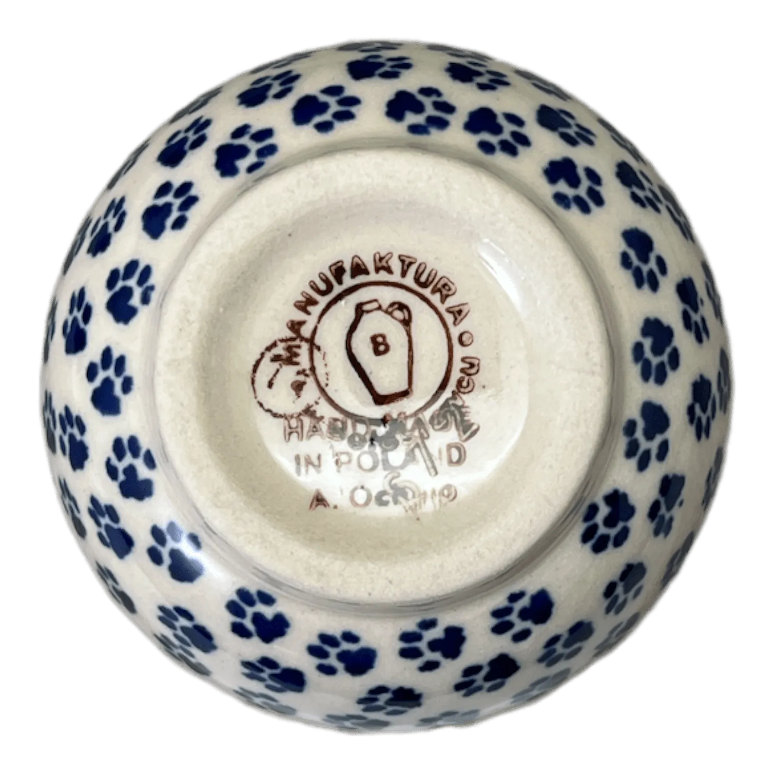 Drinkware, Wine Cup, 6 oz in "Kitty Cat Path" by Manufaktura | K111T-KOT6