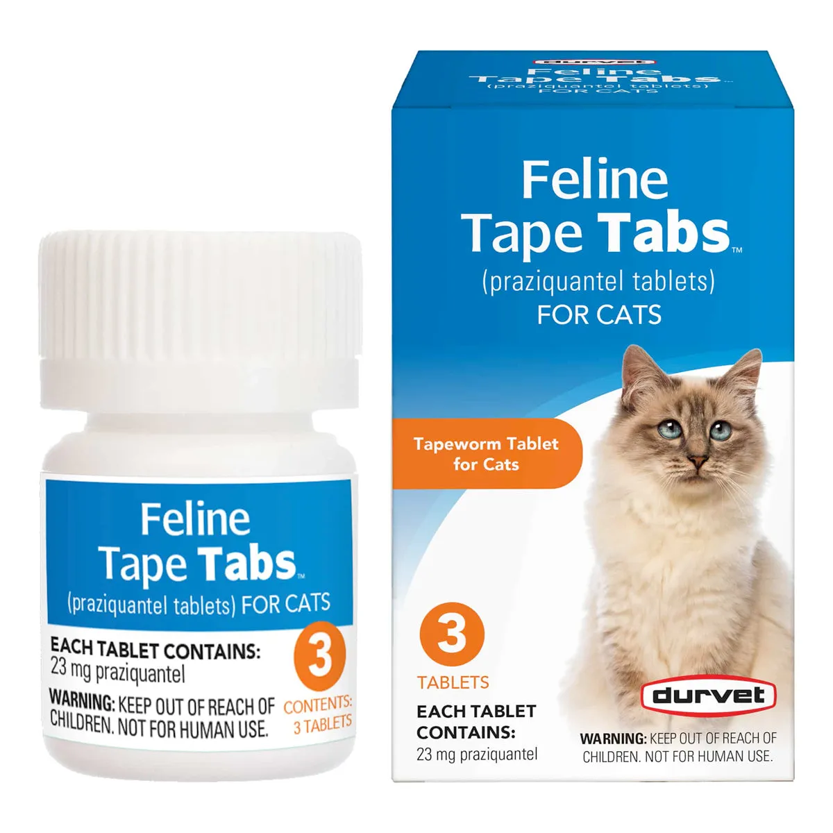Durvet Feline Tape Tabs 3Ct