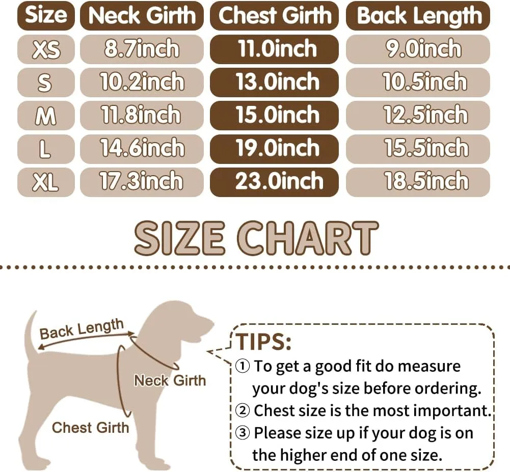 EMUST Dog Sweaters for Small Dogs Boy Girl, Soft Cat Sweaters with Turtleneck, Warm Cable Knit Stretchable Small Puppy Dog Sweater for Sphynx, Chihuahuas, Bulldog, Dachshund, Pug, Yorkie, Khaki S