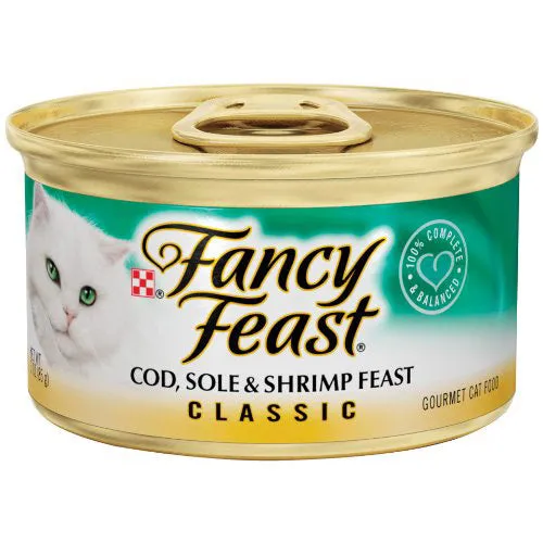 Fancy Feast Classic Cod, Sole, and Shrimp Feast Wet Cat Food
