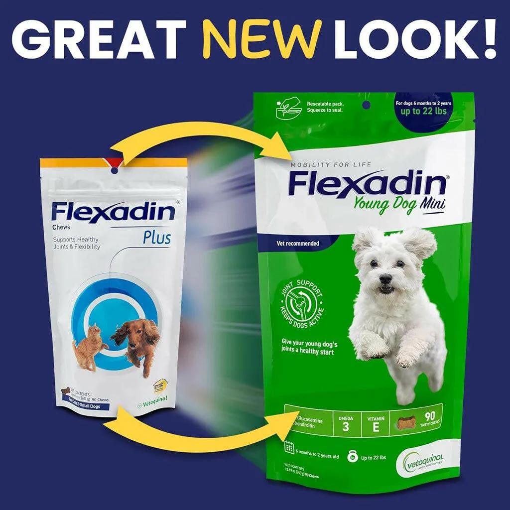 Flexadin Young Dog Mini Joint Supplement, 90 Tasty Chews