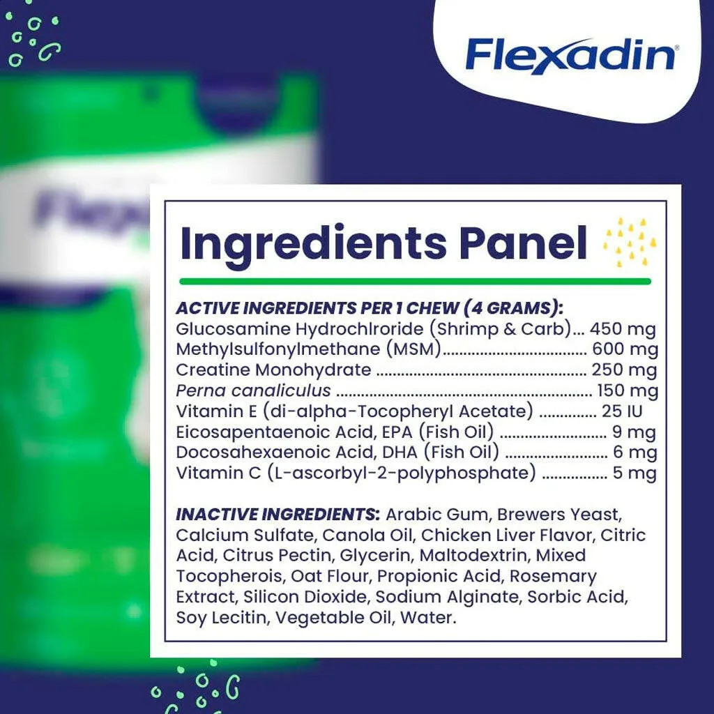 Flexadin Young Dog Mini Joint Supplement, 90 Tasty Chews