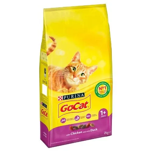 Go Cat Complete Adult Cat Food with Chicken and Duck 2kg