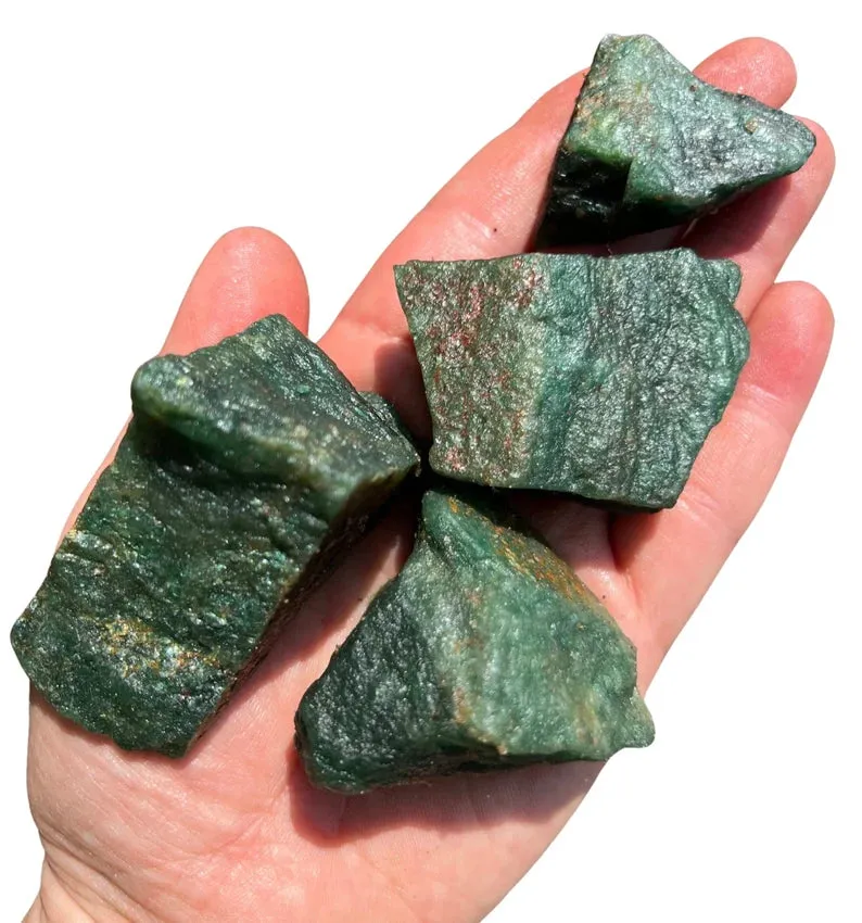 Green Aventurine Dark Natural Raw Rough Crystal Rock Gemstone “Imperial Z”