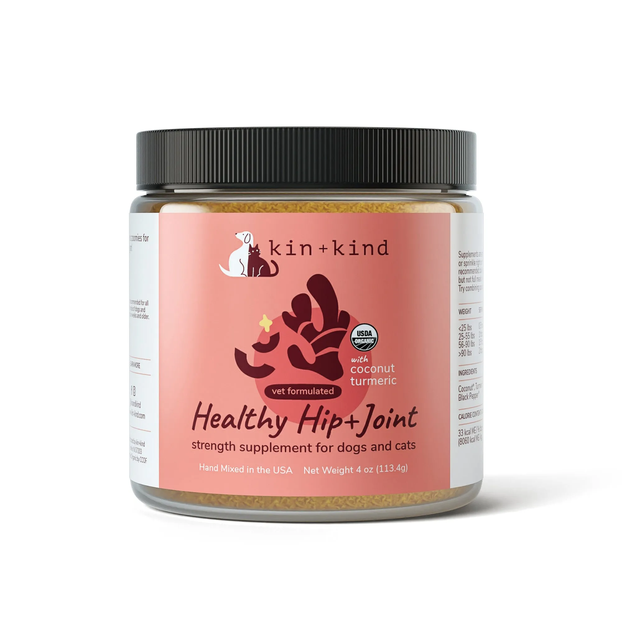 Hip & Joint Mobility Support Powder Supplement for Dogs and Cats