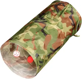 iHOO Cat Play Tunnel Toys Collapsible Pet Tube Indoor Outdoor Pet Training Accessory Gift for Small Pets Dogs Cats Rabbits Exercising Hiding Training and Running