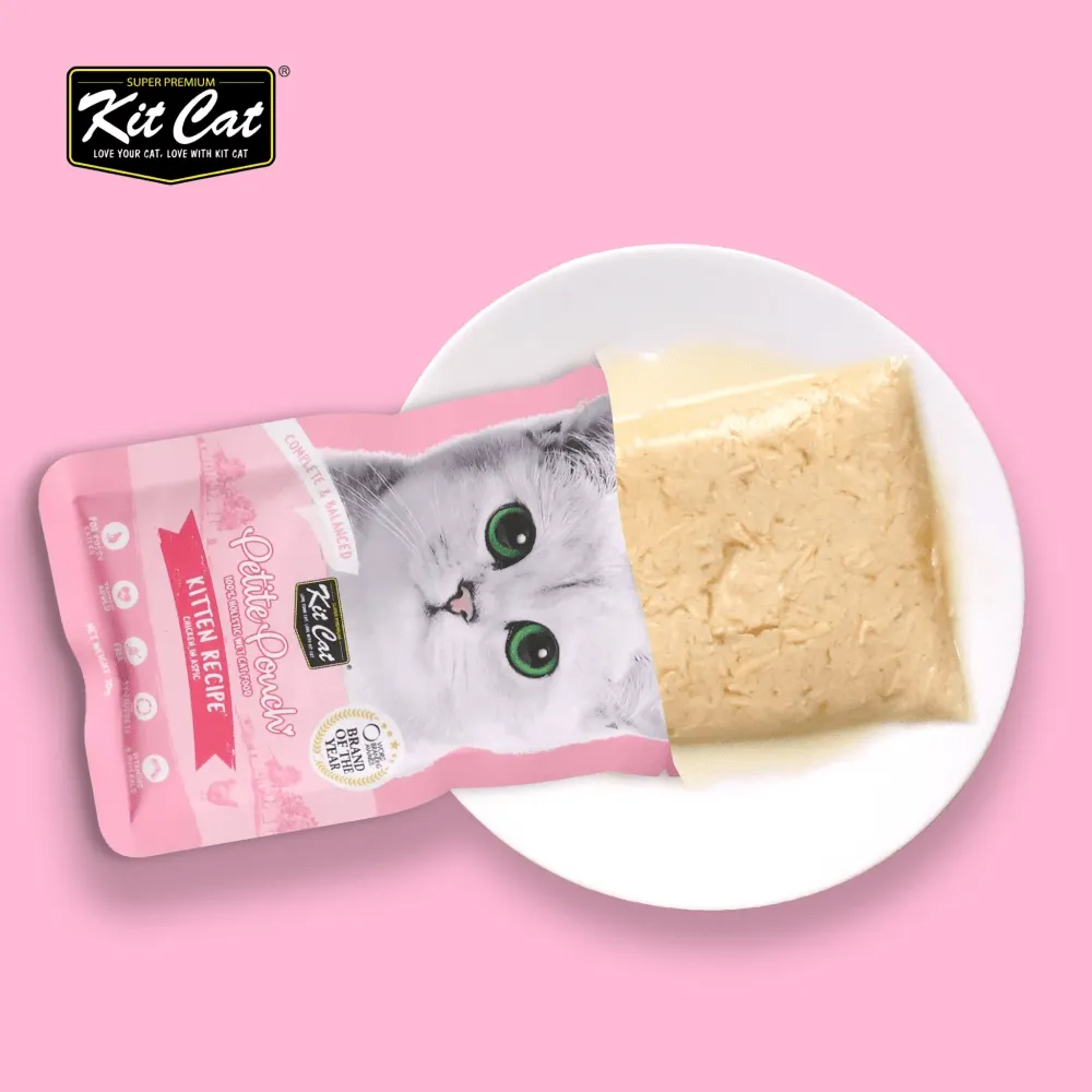 Kit Cat Chicken and Tuna, Salmon Cat Wet Food Combo