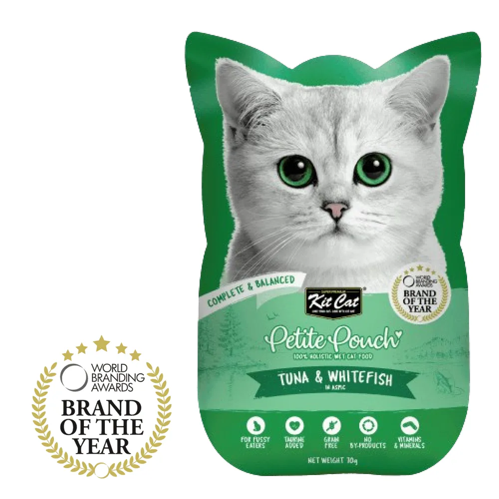 Kit Cat Tuna & White Fish, Chicken & Tuna, Tuna & Salmon Fish Cat Wet Food Combo