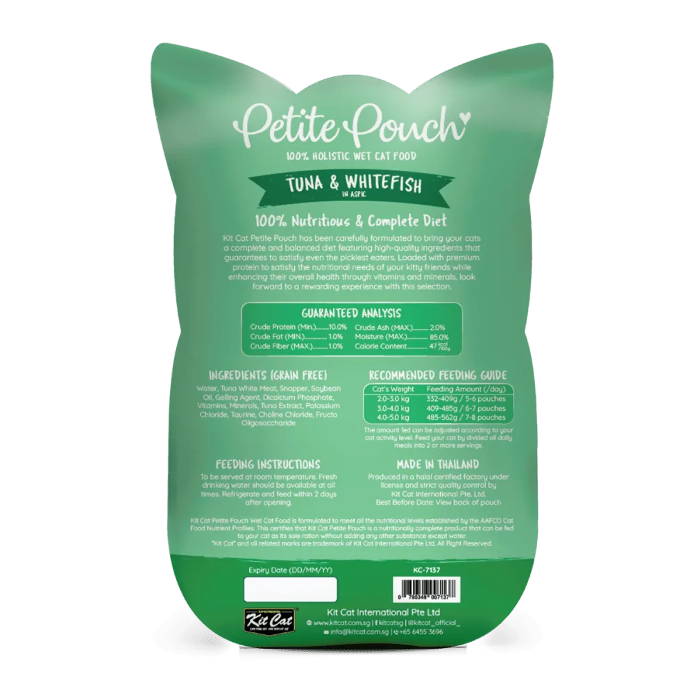 Kit Cat Tuna & White Fish, Chicken & Tuna, Tuna & Salmon Fish Cat Wet Food Combo