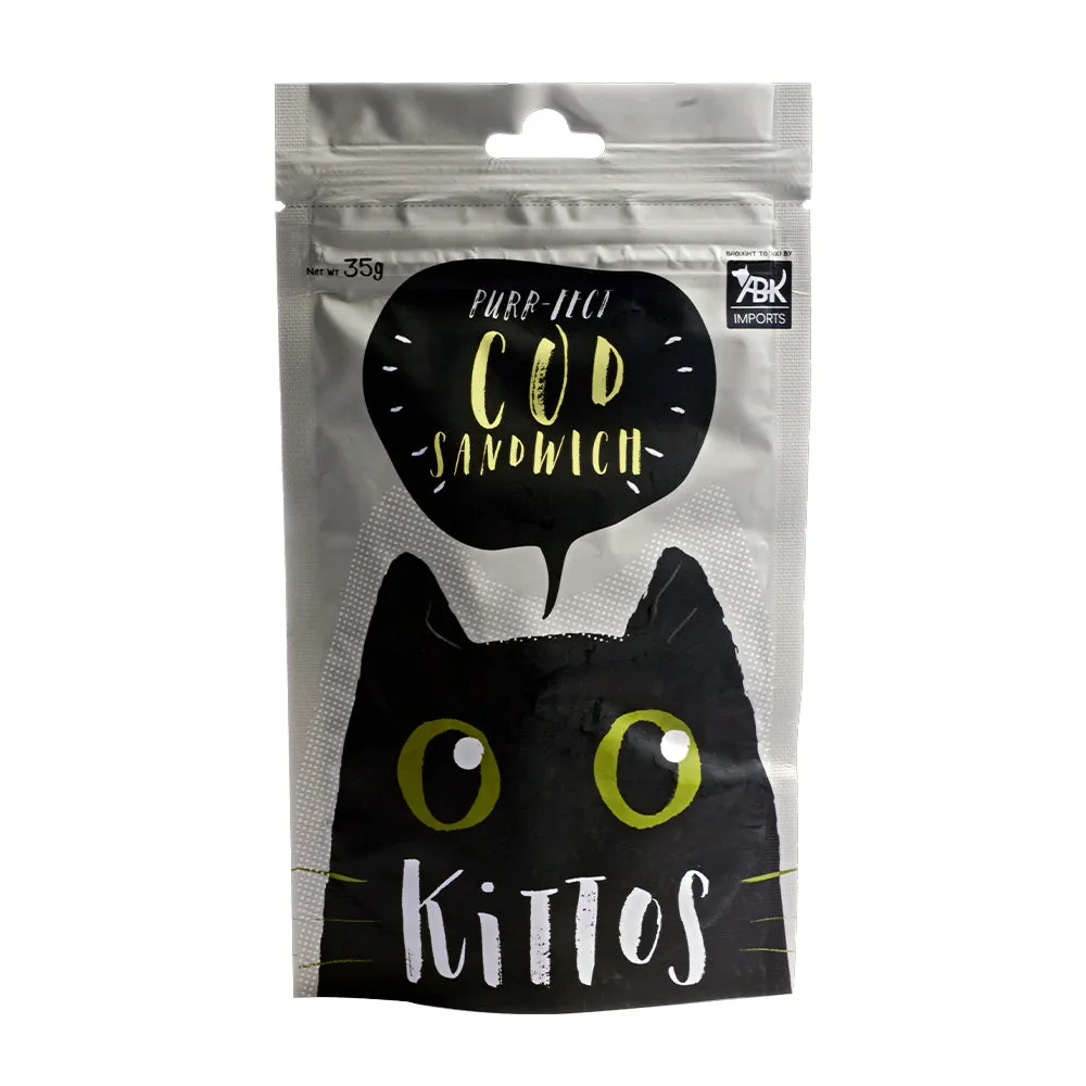 Kittos Purr Fect Cod Sandwich Cat Treat