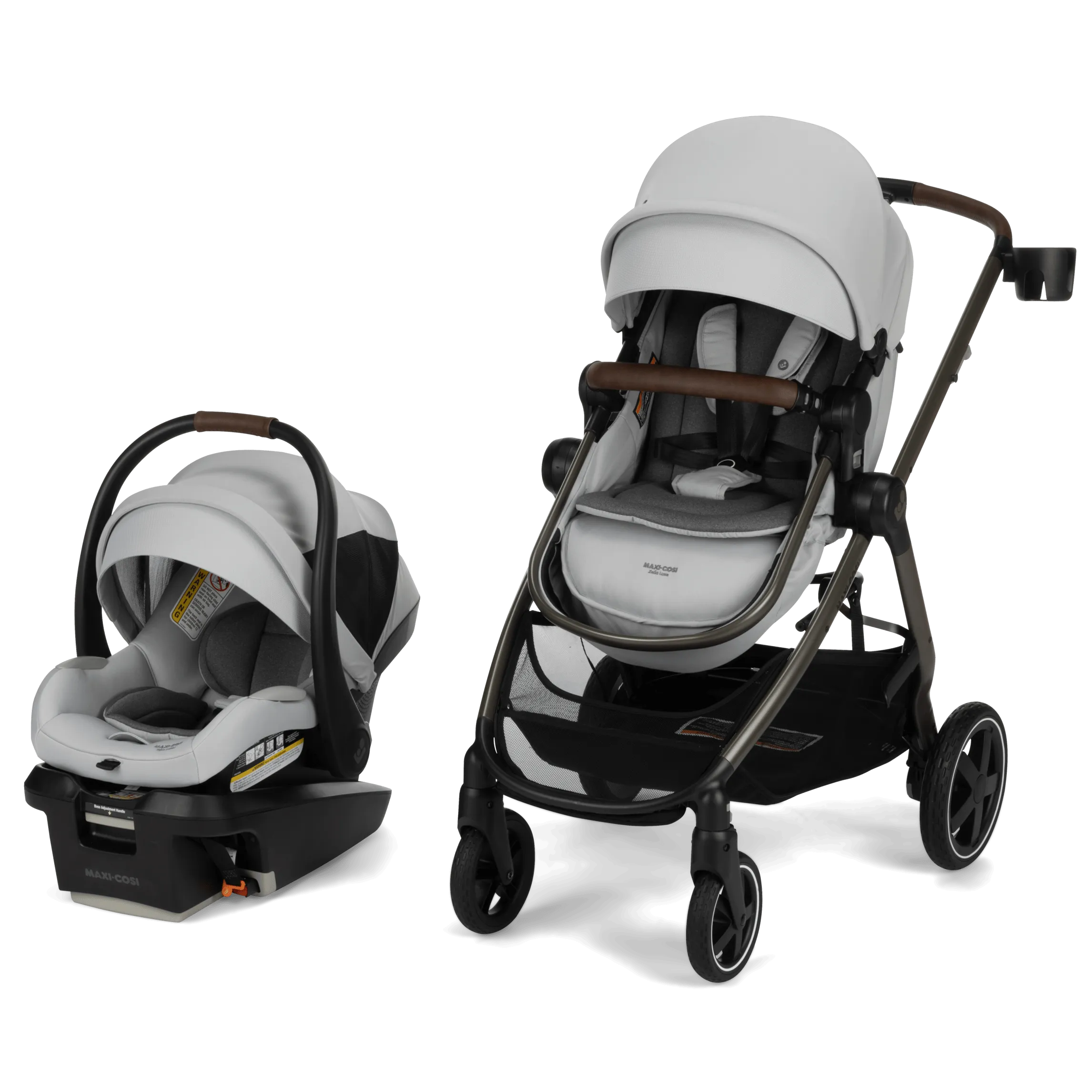 Maxi-Cosi Zelia Luxe  5-in-1 Modular Travel System Artic Frost