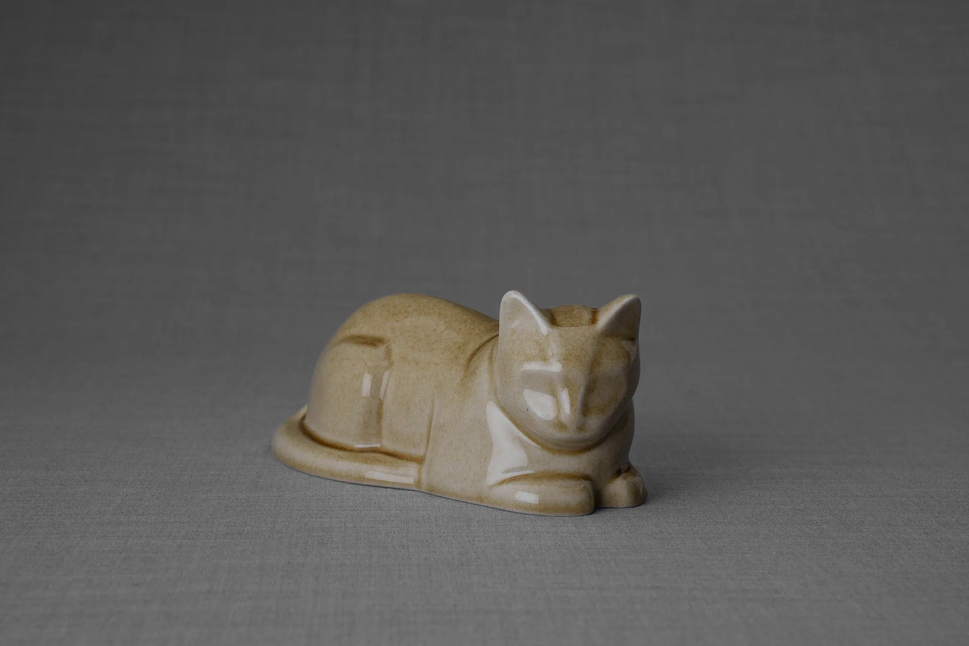 Mini Cat Memorial Bundle - 4 Pieces - Portrait | Urn | Nameplate Holder | Scented Candle