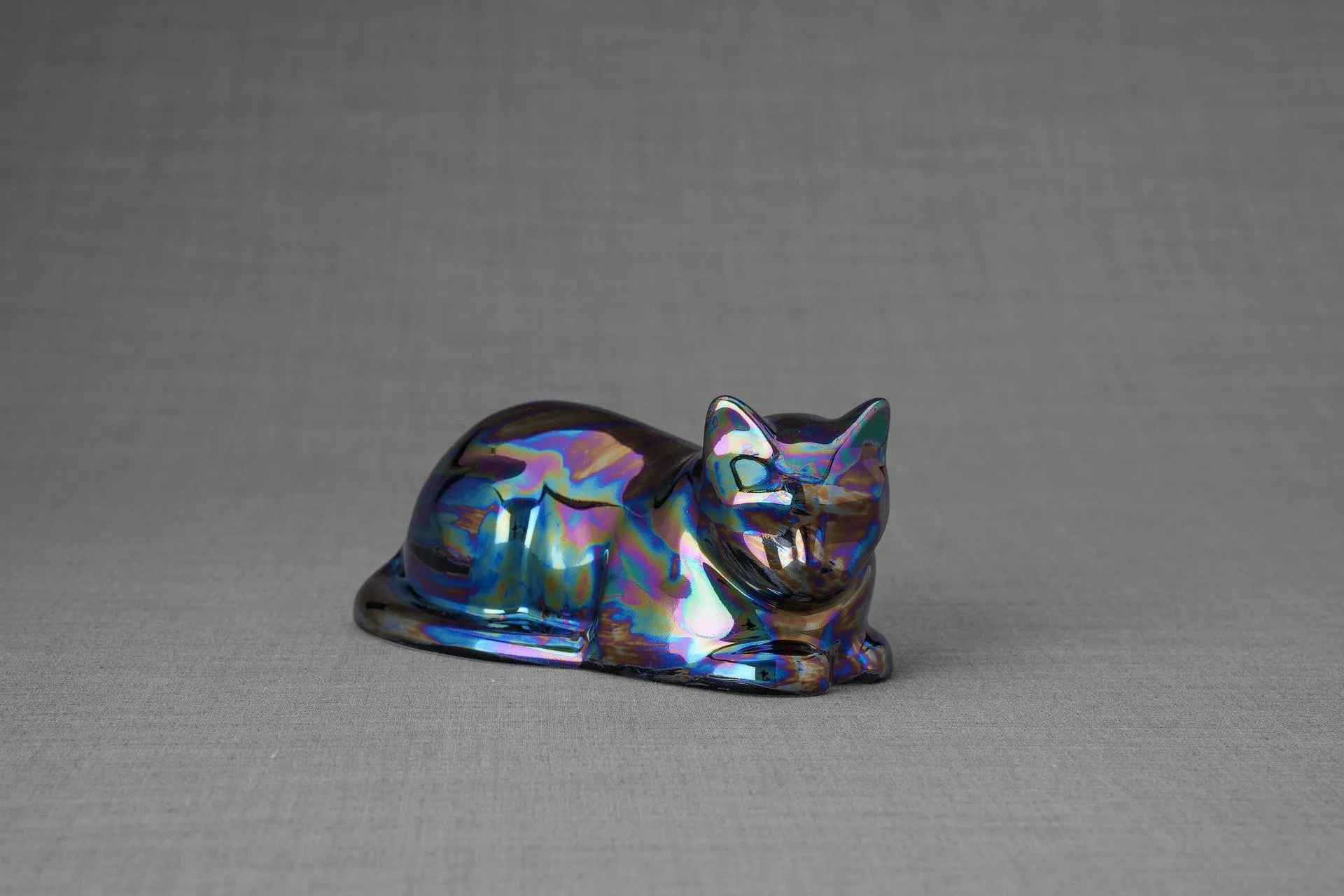 Mini Cat Memorial Bundle - 4 Pieces - Portrait | Urn | Nameplate Holder | Scented Candle