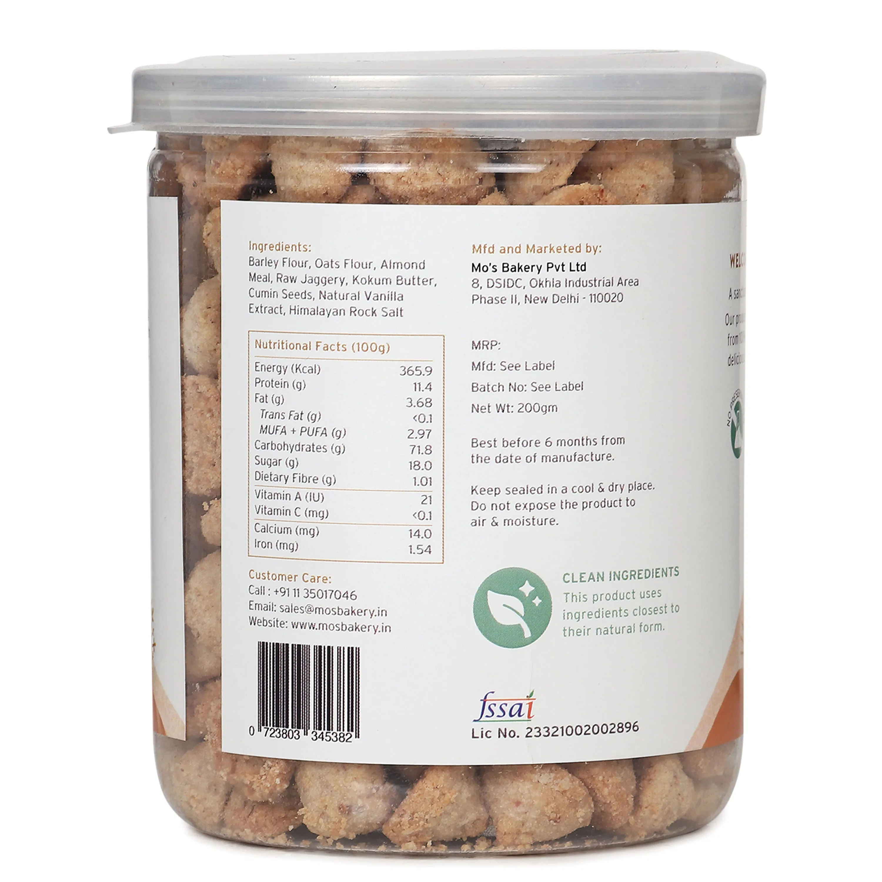 Mos Bakery Barley Jaggery Cookies