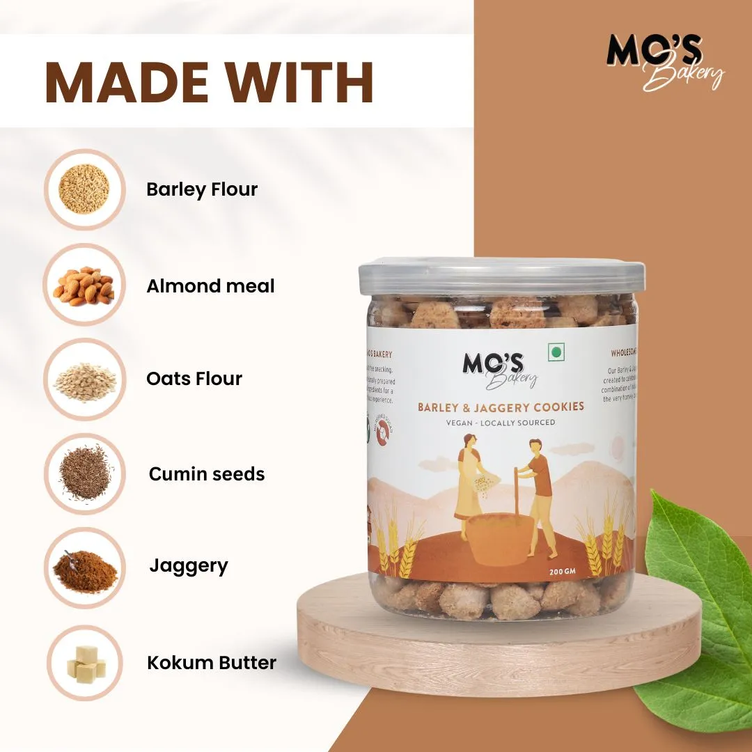 Mos Bakery Barley Jaggery Cookies