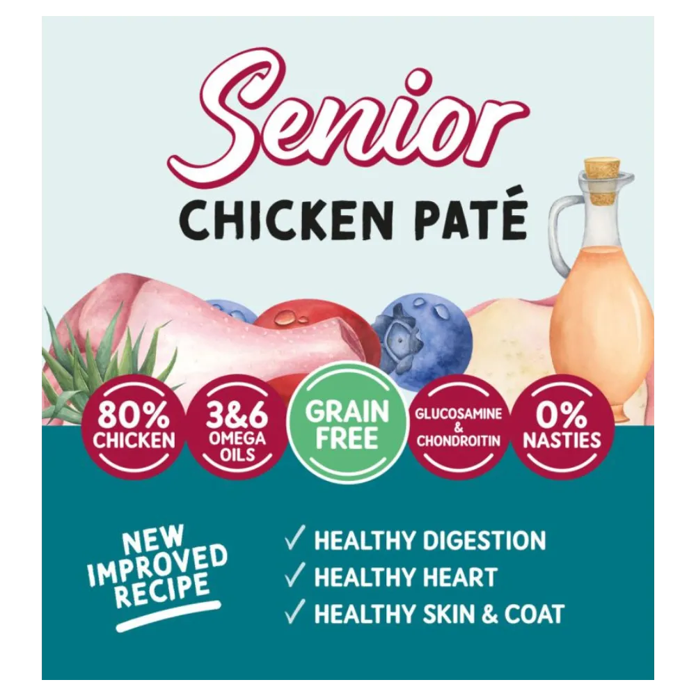 Naturo Cat Paté - Grain Free Chicken - Senior - 85g