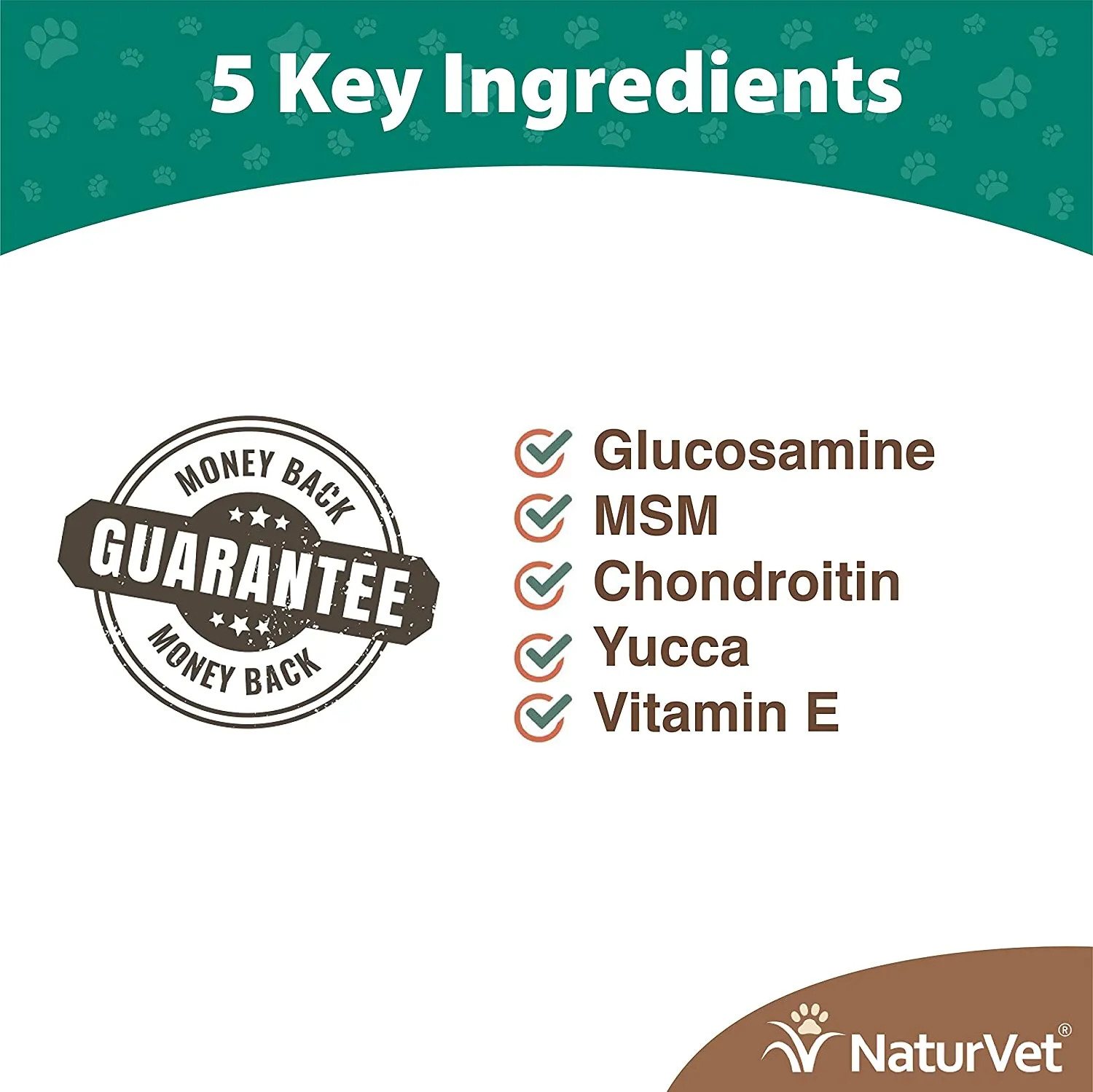 Naturvet Glucosamine DS Plus Level 2 Liquid Hip and Joint Cat and Dog Supplements - 16 oz Bottle