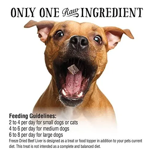 Northwest Naturals Freeze Dried Beef Liver Treat Freeze-Dried Cat and Dog Treats - 10 oz Bag