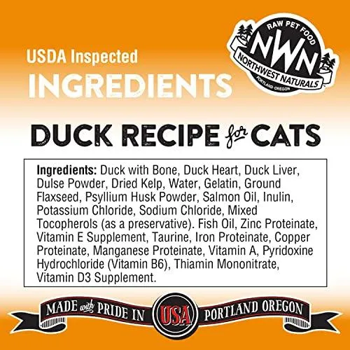 Northwest Naturals Freeze Dried Duck Cat Recipe Freeze-Dried Cat Treats - 11 oz Bag