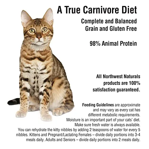 Northwest Naturals Freeze Dried Rabbit Cat Recipe Freeze-Dried Cat Treats - 4 oz Bag