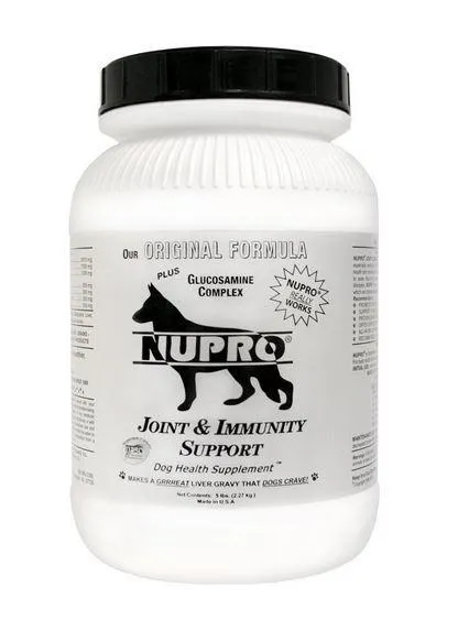 Nupro High Grade Hemp Extract CBD Oil Joint & Immunity Support Dog Supplements - 5 lb Jar