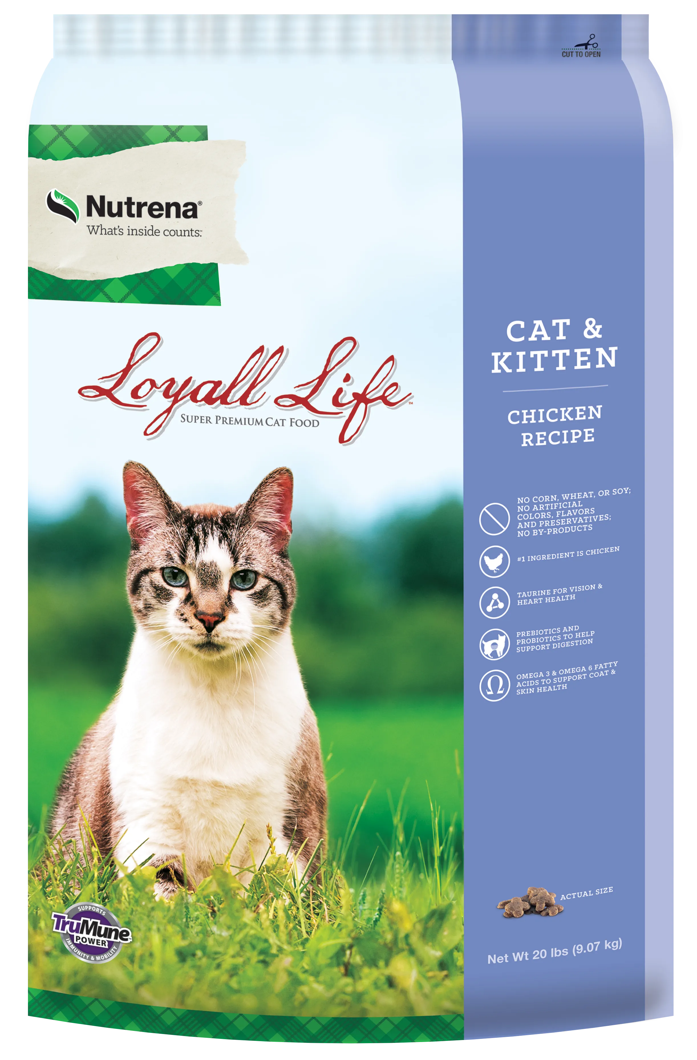 NUTRENA LOYALL LIFE CHICKEN MEAL RECIPE CAT AND KITTEN DRY FOOD