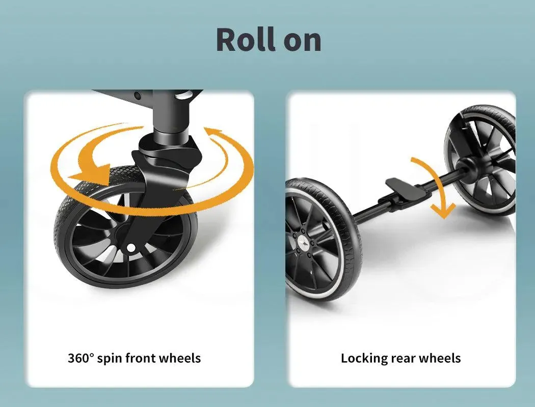 PaWz 4 Wheels Pet Stroller Deluxe