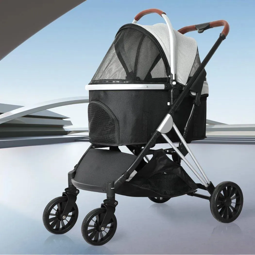 PaWz 4 Wheels Pet Stroller Deluxe