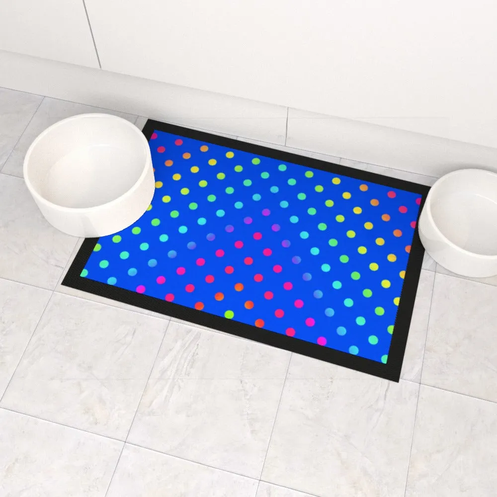 Pet Bowl Mats - Dotty