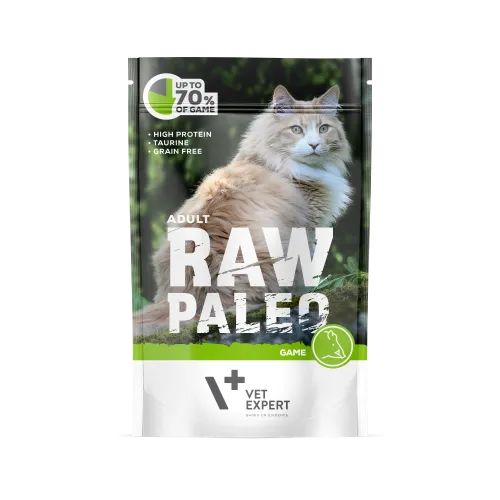 Pouch Raw Paleo Cat Adult Game 100G