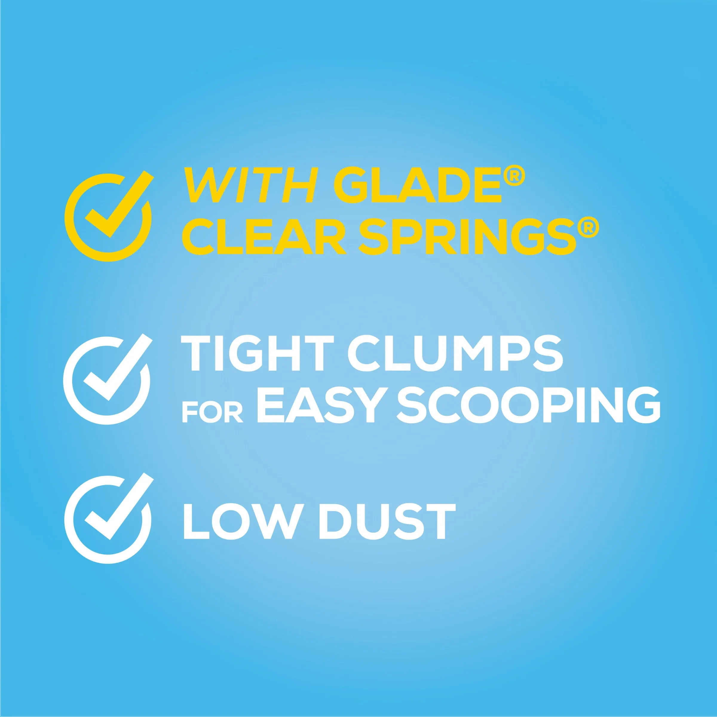 Purina Tidy Cats Clumping Cat Litter, Glade Clear Springs Multi Cat Litter, 35 lb. Pail