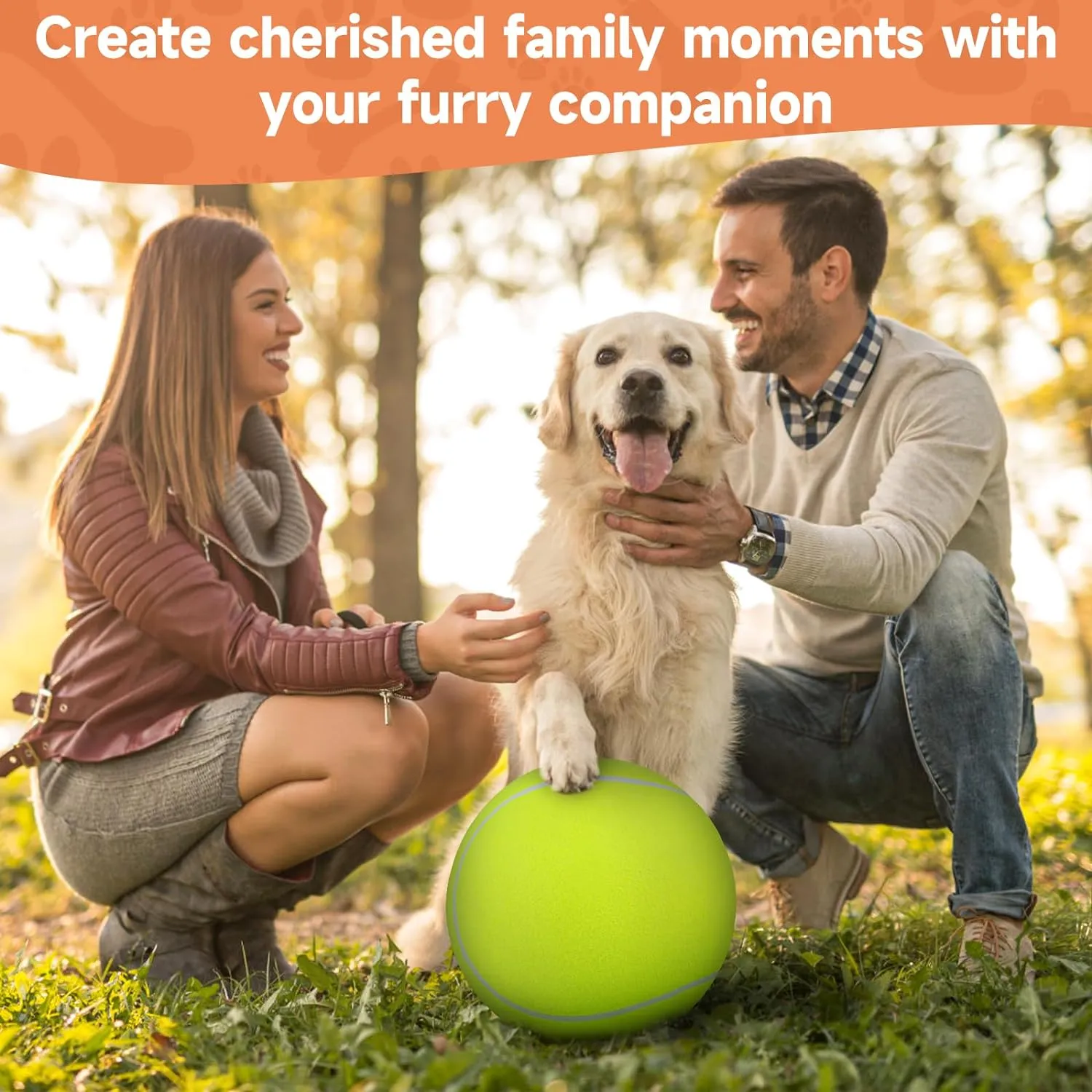 QDAN Giant Large Tennis Ball for Dogs: 9.5" Big Balls for Dog for Outdoor Play, Big Tennis Ball Dogs Toy, Tennis Ball for Small Medium Large Dog, Pet Balls, Yellow
