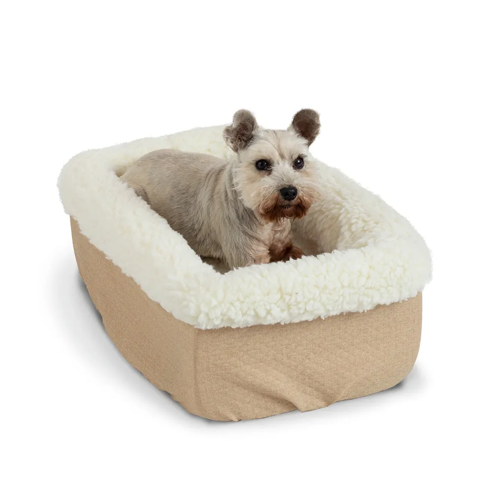 quilted sherpa console car seat - 4 color options