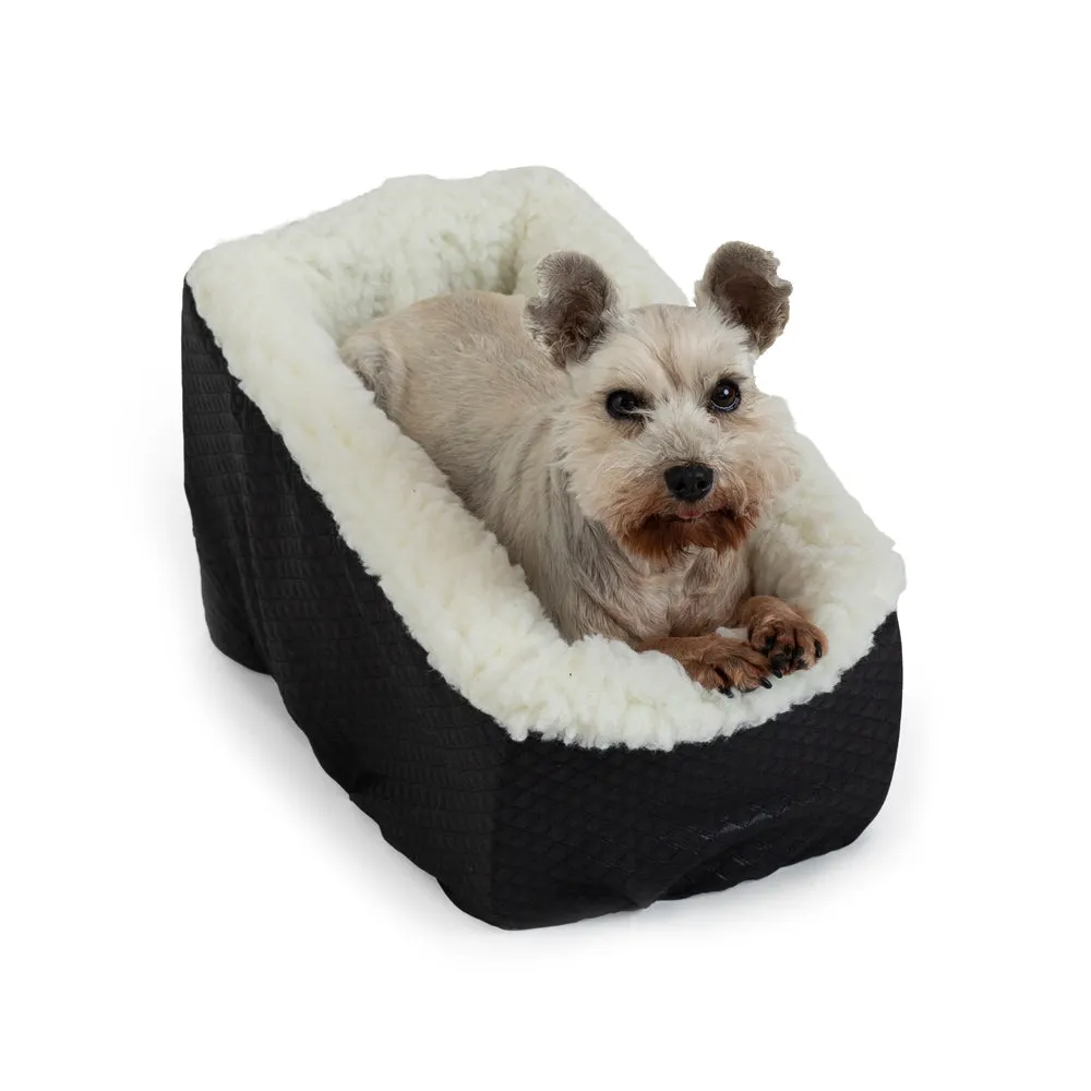 quilted sherpa console car seat - 4 color options