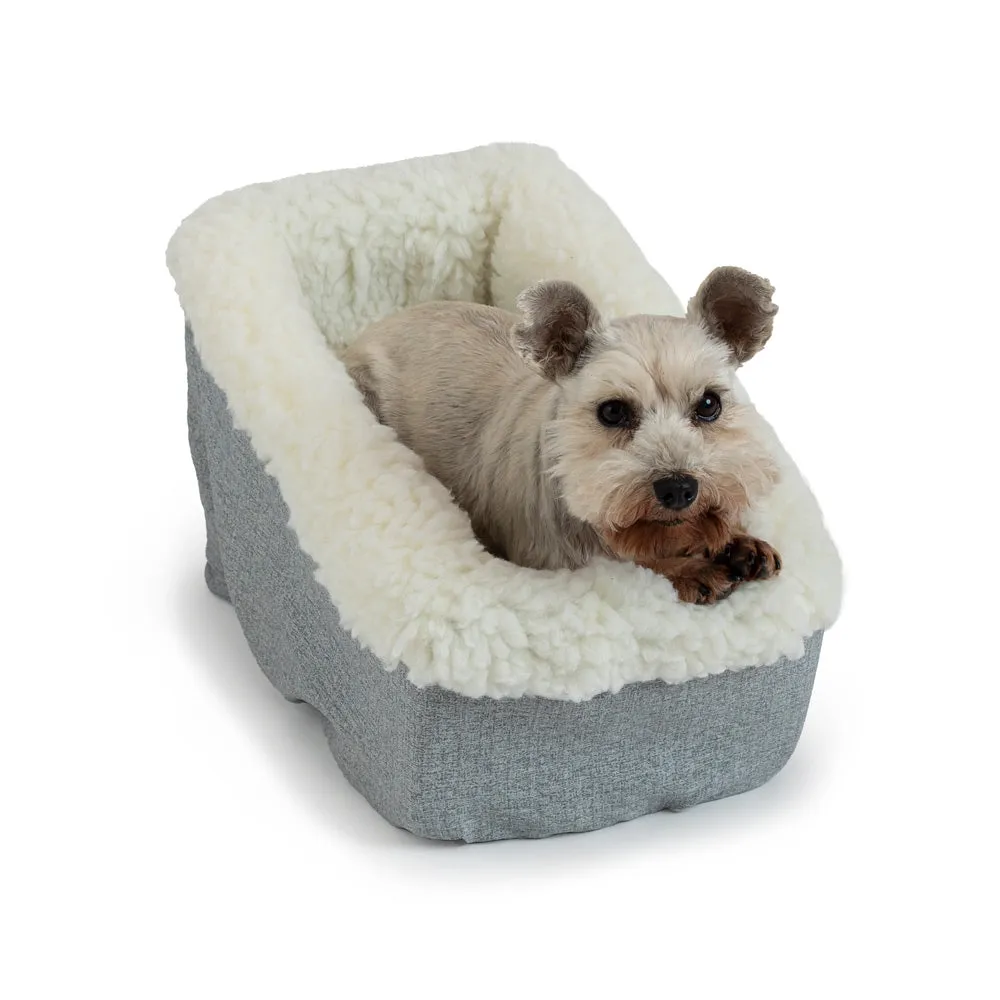 quilted sherpa console car seat - 4 color options