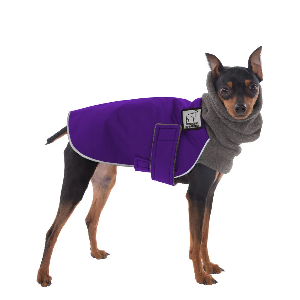 ReCoat ♻️ Miniature Pinscher Winter Coat with Harness Opening