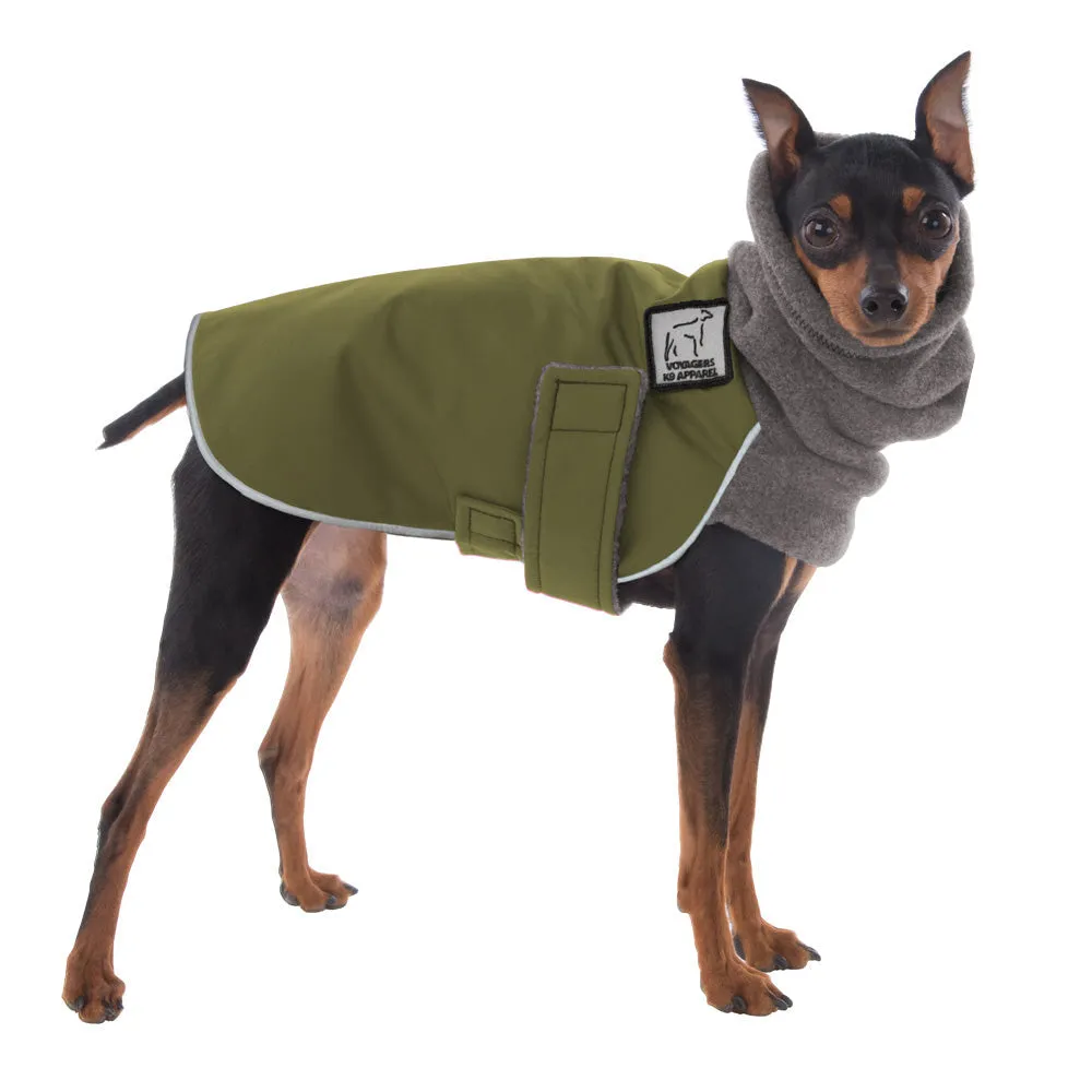 ReCoat ♻️ Miniature Pinscher Winter Coat with Harness Opening
