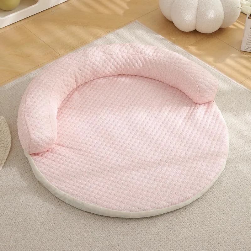 Round Pet Cool Mat Summer Cool Dog Bed