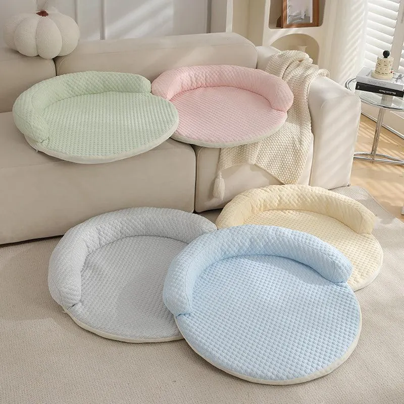 Round Pet Cool Mat Summer Cool Dog Bed