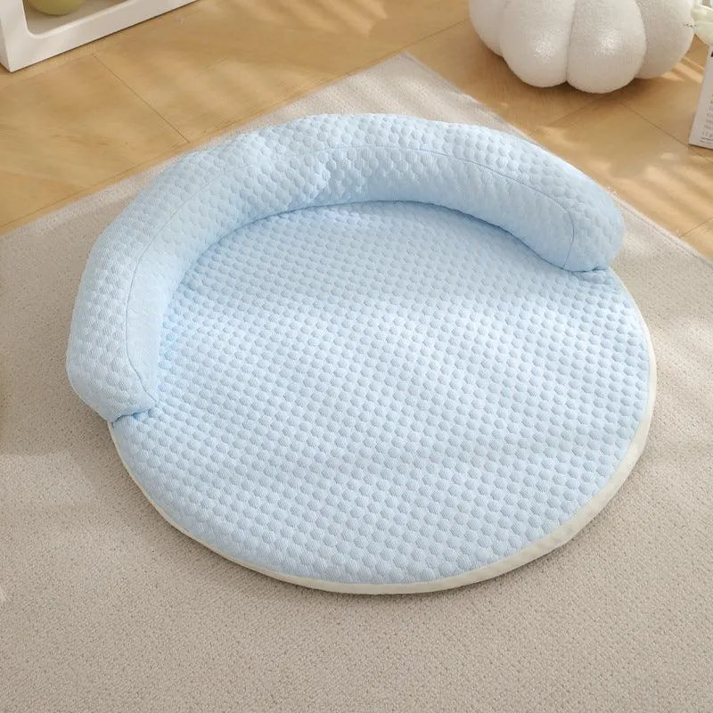 Round Pet Cool Mat Summer Cool Dog Bed