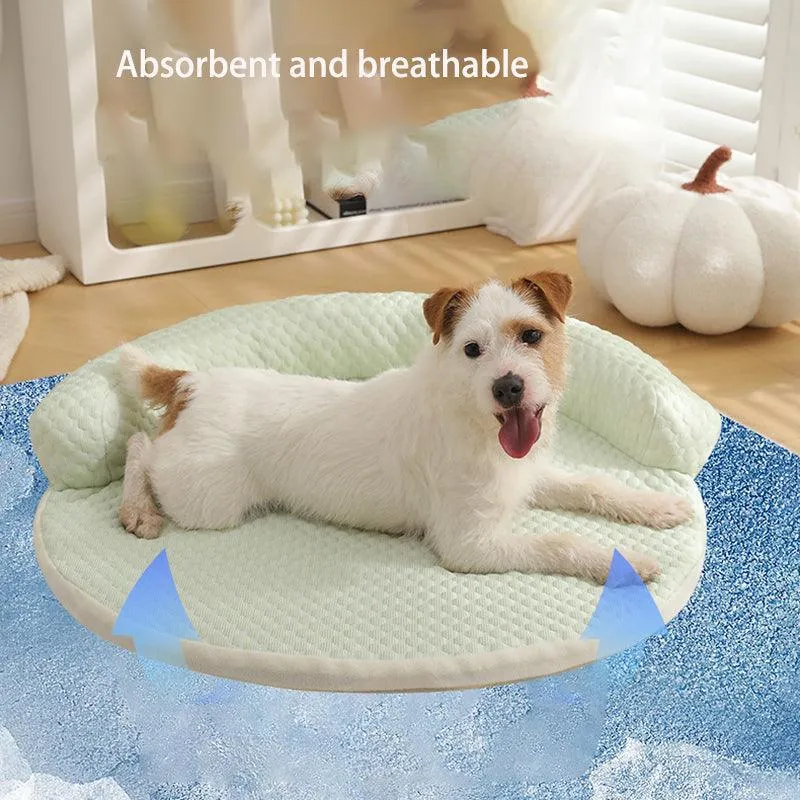 Round Pet Cool Mat Summer Cool Dog Bed