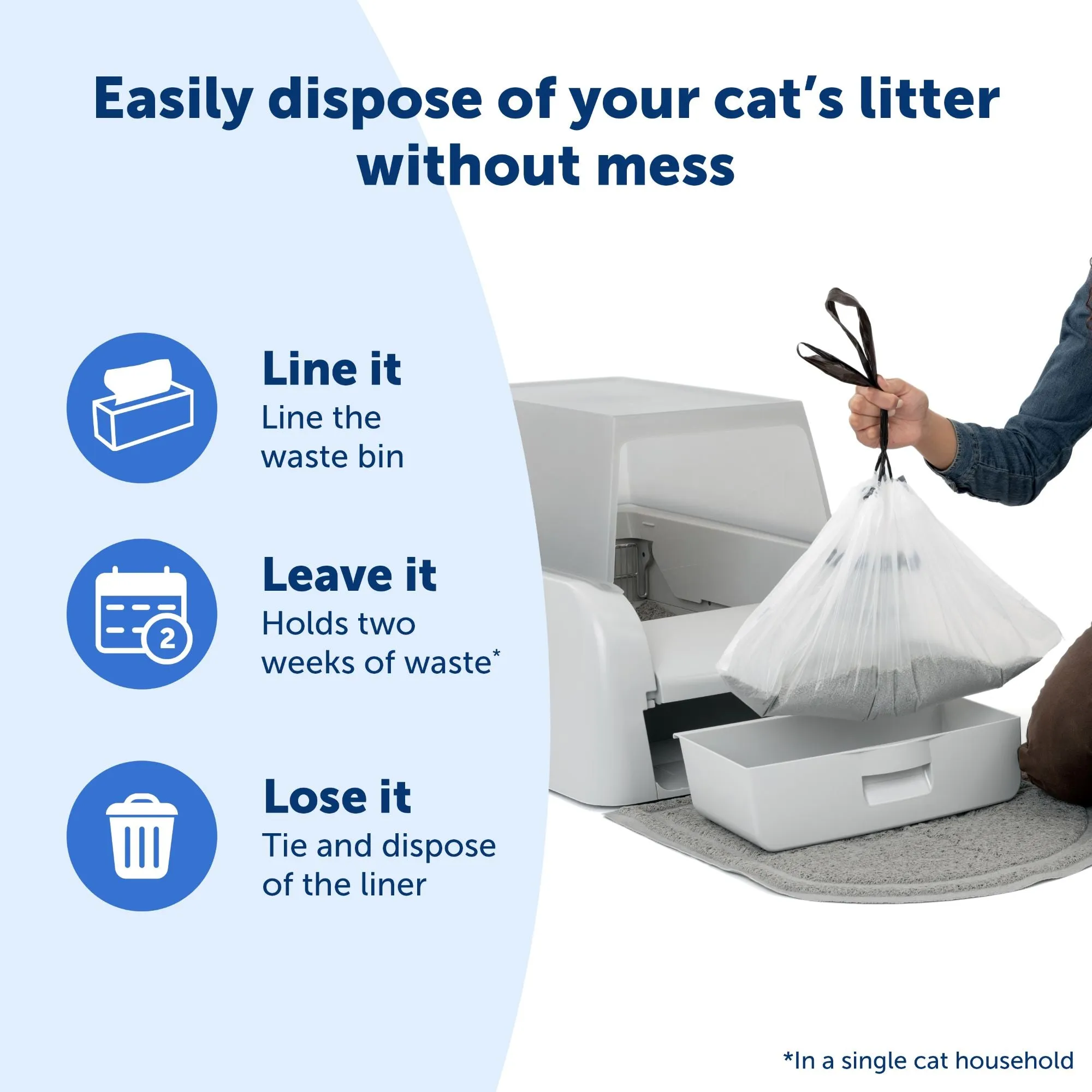 ScoopFree™ Clumping Self-Cleaning Litter Box Hood and Accessory Bundle