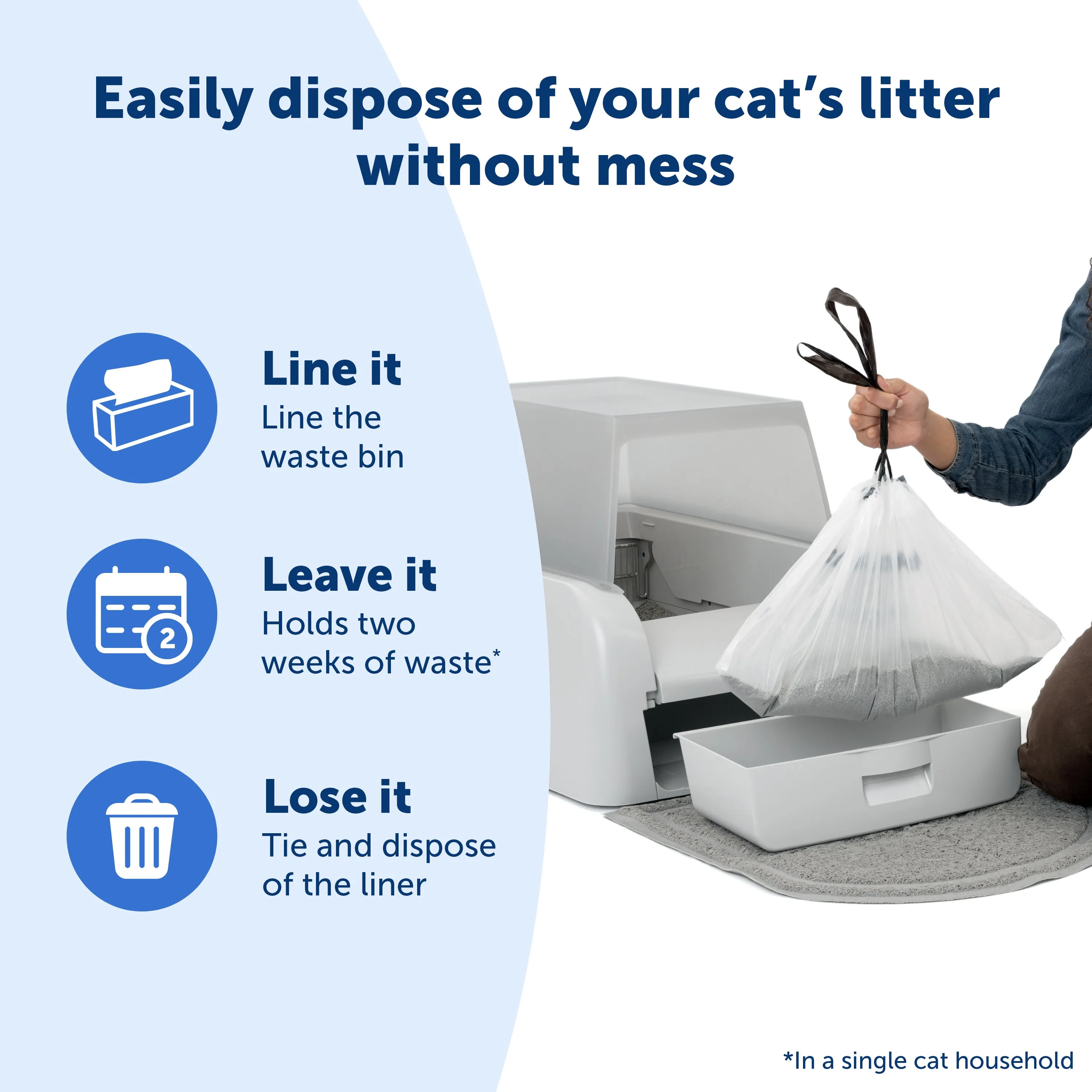 ScoopFree® Clumping Self-Cleaning Litter Box Hood and Accessory Bundle