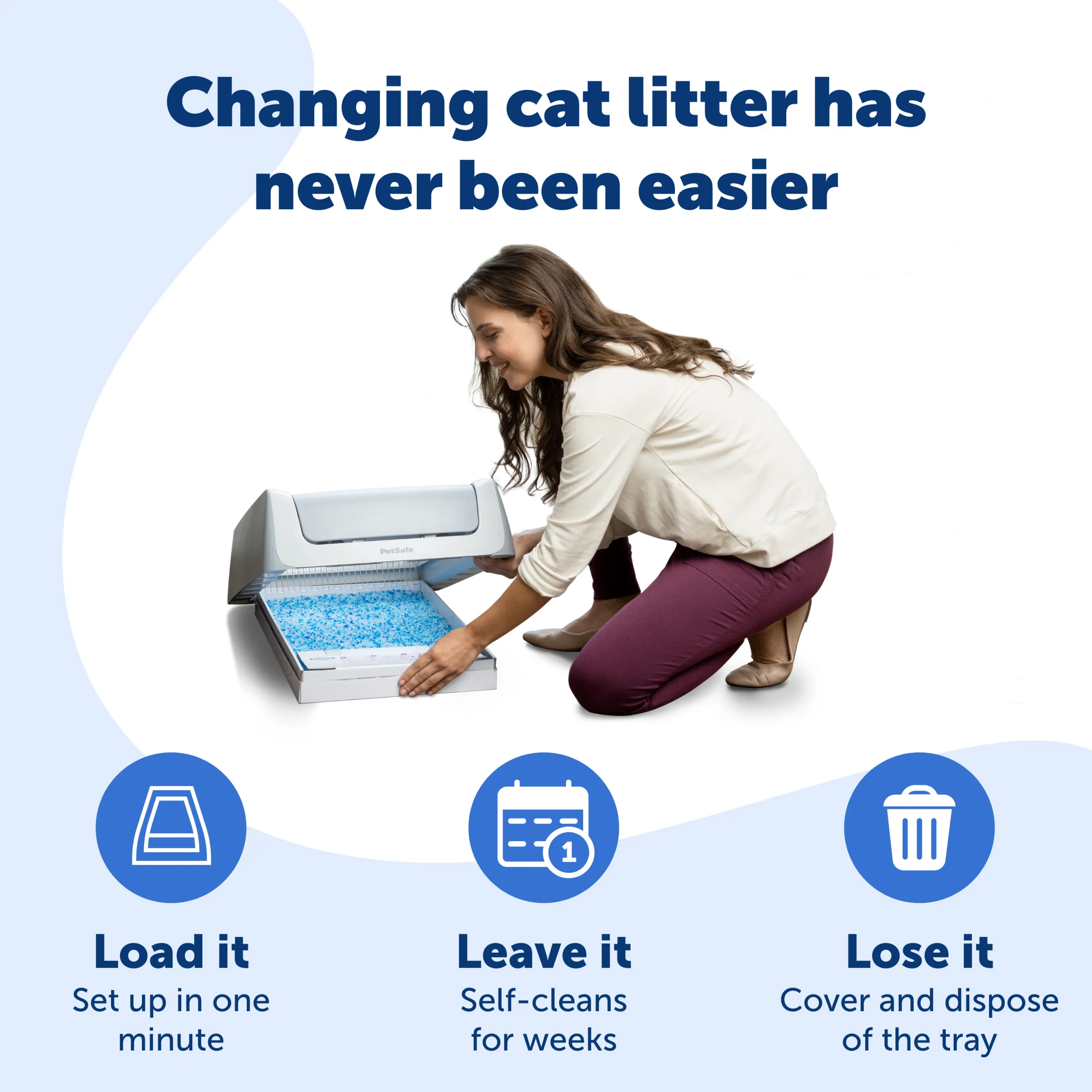ScoopFree® Crystal Disposable Litter Tray, Sensitive, 6-Pack